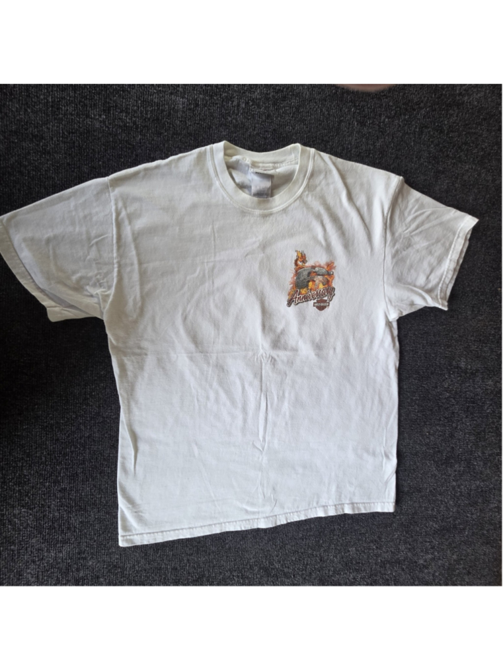 Harley Davidson T Shirt Mens Size L Dragon B78